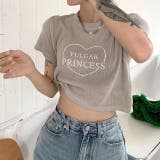 ハートロゴプリント半袖ニットソーTシャツ 春 夏 | SHEENA | 詳細画像30
