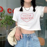 ハートロゴプリント半袖ニットソーTシャツ 春 夏 | SHEENA | 詳細画像6