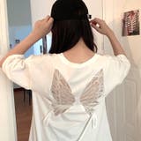 シアーバタフライ半袖Tシャツ 春 夏 | SHEENA | 詳細画像13