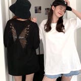 シアーバタフライ半袖Tシャツ 春 夏 | SHEENA | 詳細画像20