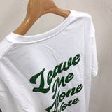 バックBIGロゴプリントオーバーサイズTシャツ 春 夏 | SHEENA | 詳細画像12