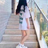 バックBIGロゴプリントオーバーサイズTシャツ 春 夏 | SHEENA | 詳細画像9