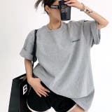 バックメッセージプリントオーバーサイズTシャツ 春 夏 | SHEENA | 詳細画像19