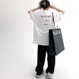 バックメッセージプリントオーバーサイズTシャツ 春 夏 | SHEENA | 詳細画像9