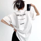 ホワイト | バックメッセージプリントオーバーサイズTシャツ 春 夏 | SHEENA