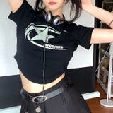 メタルスタープリントショート丈Tシャツ 春 夏 | SHEENA | 詳細画像13