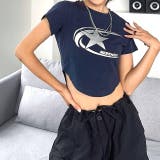 メタルスタープリントショート丈Tシャツ 春 夏 | SHEENA | 詳細画像7