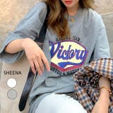 ヴィンテージライクロゴオーバーサイズTシャツ 春 夏 | SHEENA | 詳細画像1