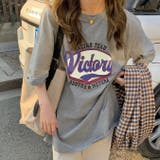ヴィンテージライクロゴオーバーサイズTシャツ 春 夏 | SHEENA | 詳細画像5
