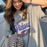 ヴィンテージライクロゴオーバーサイズTシャツ 春 夏 | SHEENA | 詳細画像9