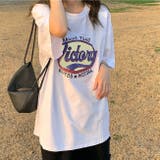 ヴィンテージライクロゴオーバーサイズTシャツ 春 夏 | SHEENA | 詳細画像11