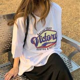 ヴィンテージライクロゴオーバーサイズTシャツ 春 夏 | SHEENA | 詳細画像15