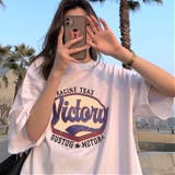 ヴィンテージライクロゴオーバーサイズTシャツ 春 夏 | SHEENA | 詳細画像16
