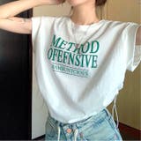 サイドドローコードフレンチスリーブショート丈Tシャツ 春 夏 | SHEENA | 詳細画像20