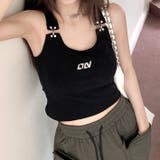 メタルロゴフックショルダータンク 春 夏 | SHEENA  | 詳細画像14 