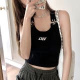 メタルロゴフックショルダータンク 春 夏 | SHEENA  | 詳細画像16 