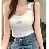 メタルロゴフックショルダータンク 春 夏 | SHEENA  | 詳細画像2 