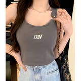 メタルロゴフックショルダータンク 春 夏 | SHEENA  | 詳細画像26 