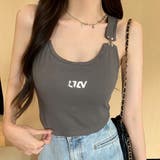 メタルロゴフックショルダータンク 春 夏 | SHEENA  | 詳細画像27 