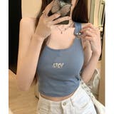 メタルロゴフックショルダータンク 春 夏 | SHEENA  | 詳細画像31 