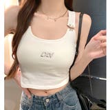 メタルロゴフックショルダータンク 春 夏 | SHEENA  | 詳細画像5 