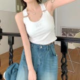 メタルロゴフックショルダータンク 春 夏 | SHEENA  | 詳細画像6 