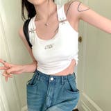 メタルロゴフックショルダータンク 春 夏 | SHEENA  | 詳細画像8 