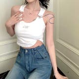 メタルロゴフックショルダータンク 春 夏 | SHEENA  | 詳細画像9 