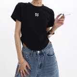 バックロゴプリントラウンドヘムTシャツ 春 夏 | SHEENA | 詳細画像14