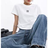 バックロゴプリントラウンドヘムTシャツ 春 夏 | SHEENA | 詳細画像5