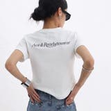 バックロゴプリントラウンドヘムTシャツ 春 夏 | SHEENA | 詳細画像7