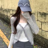 レースアクセントシアーカーディガン 春 夏 | SHEENA | 詳細画像15