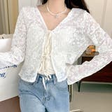 シアーレースカーディガン 春 夏 | SHEENA | 詳細画像12