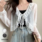 シアーレースフリルカーディガン 春 夏 | SHEENA | 詳細画像1