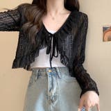 シアーレースフリルカーディガン 春 夏 | SHEENA | 詳細画像17