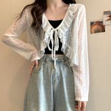 シアーレースフリルカーディガン 春 夏 | SHEENA | 詳細画像2