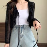 シアーレースフリルカーディガン 春 夏 | SHEENA | 詳細画像21