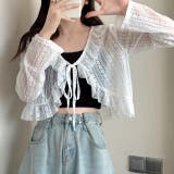 シアーレースフリルカーディガン 春 夏 | SHEENA | 詳細画像4