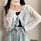 シアーレースフリルカーディガン 春 夏 | SHEENA | 詳細画像5