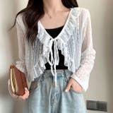 シアーレースフリルカーディガン 春 夏 | SHEENA | 詳細画像8