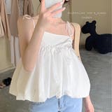 リボンショルダーバルーンキャミソール 春 夏 | SHEENA  | 詳細画像11 