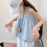 リボンショルダーバルーンキャミソール 春 夏 | SHEENA  | 詳細画像31 