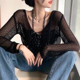 メッシュニットカーディガン 春 夏 | SHEENA | 詳細画像2