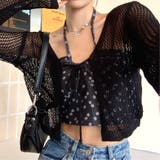 メッシュニットカーディガン 春 夏 | SHEENA | 詳細画像7