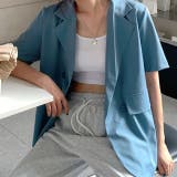ハーフスリーブダブルシャツジャケット 春 夏 | SHEENA | 詳細画像6