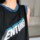 グラフィックロゴフレンチスリーブTシャツ チュニック 春 | SHEENA | 詳細画像14