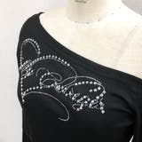 ラインストーンロゴワンショルトップス ロンT 秋 | SHEENA  | 詳細画像30 