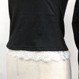 ラインストーンロゴワンショルトップス ロンT 秋 | SHEENA  | 詳細画像31 