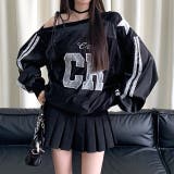 サイドラインレースロゴゲームシャツロンT 秋 冬 | SHEENA | 詳細画像7