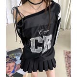 サイドラインレースロゴゲームシャツロンT 秋 冬 | SHEENA | 詳細画像9